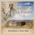 ANNOUNCEMENT OF THE HOLY METROPOLIS OF PISIDIA REGARDINGTHE CANCELLATION OF PILGRIMAGE TO ANTIOCH OF PISIDIA